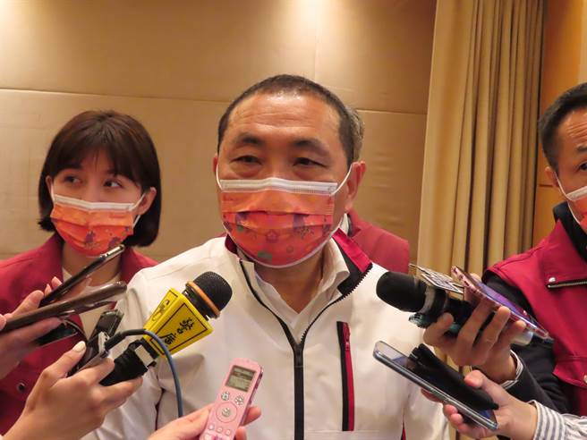 國民黨主席參選爆炸 侯友宜：希望每個人心想事成。（葉德正攝）