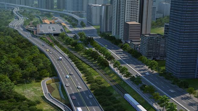 淡北道路萬事俱備 只差行政院一紙公文。（新北市工務局提供／葉德正新北傳真）