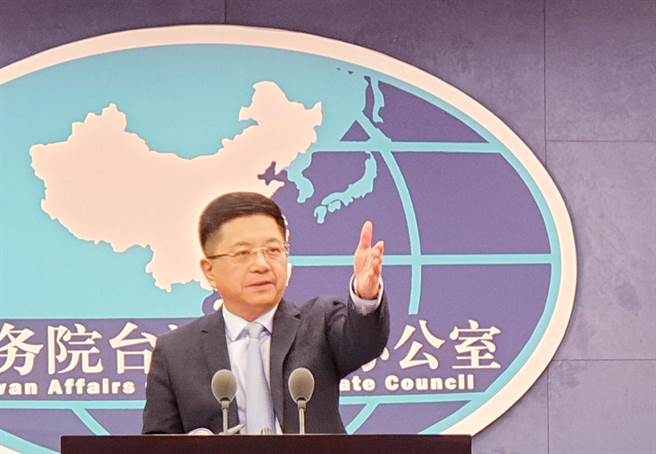 大陆国台办发言人马晓光。（蓝孝威摄）