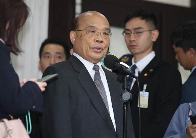 行政院长苏贞昌。（资料照，姚志平摄）