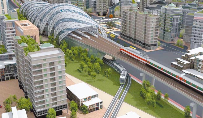 卡关2年的彰化铁路高架化政策，计画可行性研究评估终于进入行政院国发会首审，整体进程向前跨出一大步。（彰化县政府提供／谢琼云彰化传真）