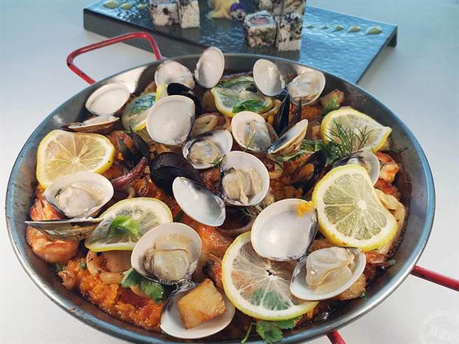 SEA TO SKY 西班牙海鮮飯(攝影：洪書瑱)