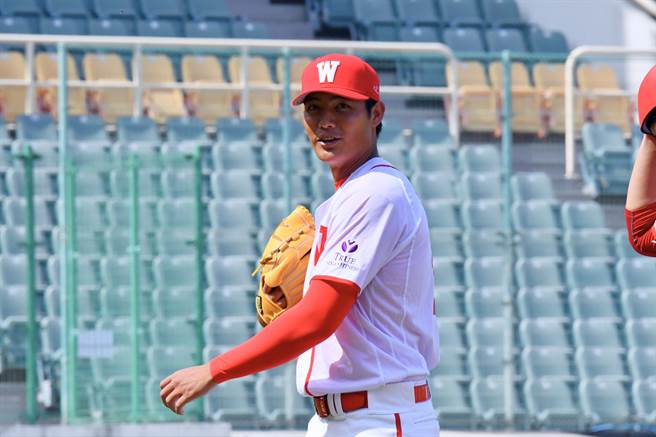 味全龙投手王维中先发3局无失分。（味全龙提供）