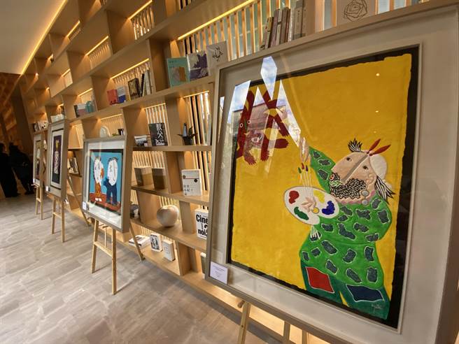 西班牙国宝级艺术家皇‧雷普耶斯，数度来台担任驻村艺术家，创作充满纯真与童趣艺术。（卢金足摄）