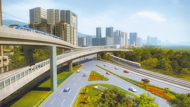 淡北道路可紓解淡水通往北市交通瓶頸，預計今年就可動工，2024年完工。（新北市工務局提供／葉德正新北傳真）