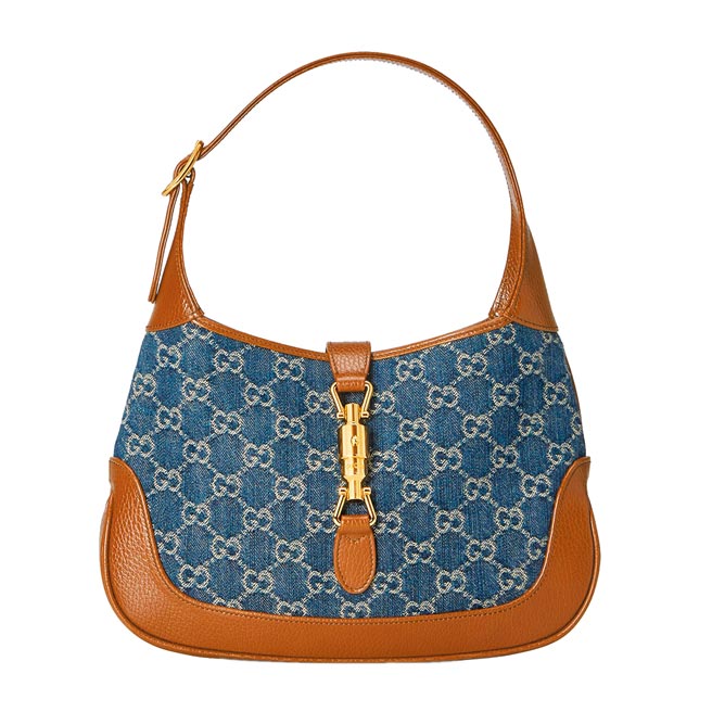 Gucci Jackie 1961 丹寧小型包，6万5200。（Gucci提供）