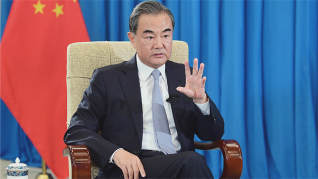 大陆国务委员兼外长王毅。（凤凰网）