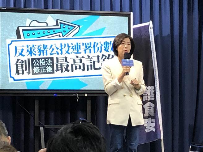 国民党文传会主委王育敏。（赵婉淳摄）