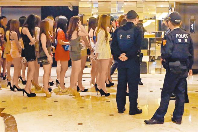 曾任职台北市中山一警分局派出所的员警李功华、陈俊安等，涉嫌收受酒店业者贿赂、性招待。（示意图／中时资料照）