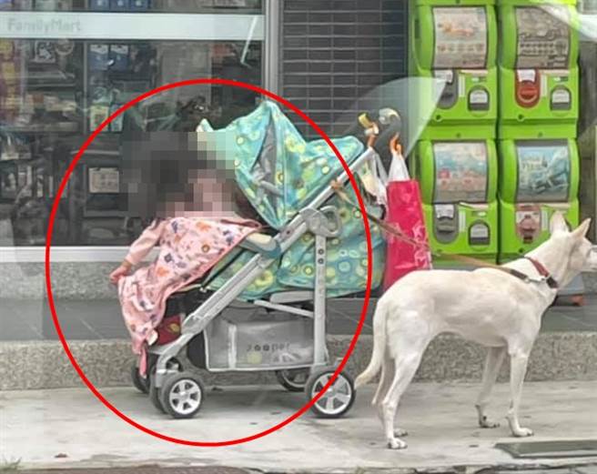 家長超商購物獨留小白狗綁嬰兒車店外顧娃網友戰翻 社會 中時新聞網
