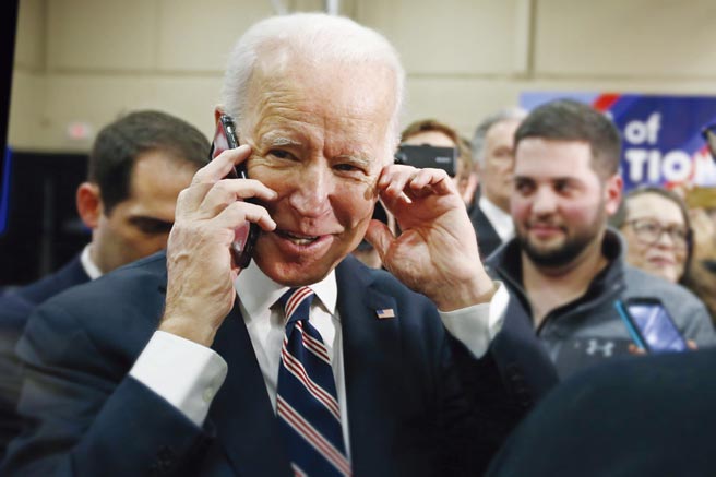 拜登的电话外交图╱美联社