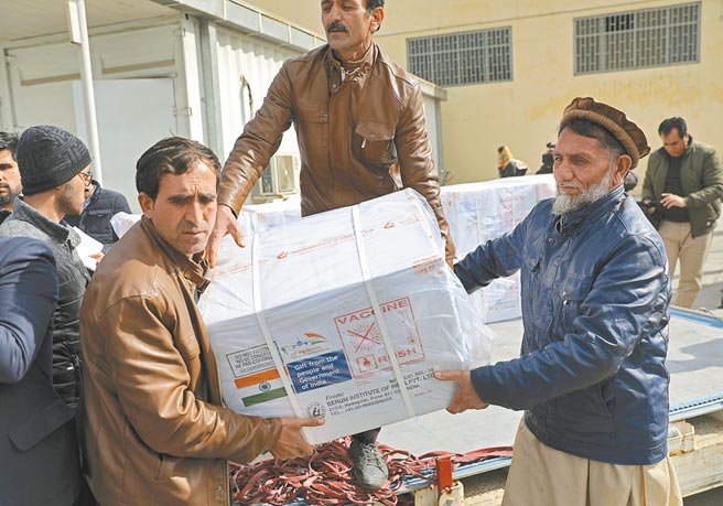 印度狂推疫苗外交图╱美联社