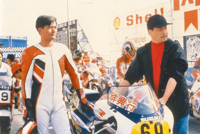 吴孟达（右）和周润发为多年好友，两人曾合作《阿郎的故事》。（资料照片）