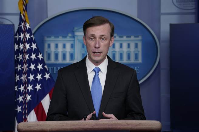 白宮國安顧問蘇利文表示，美國聲援緬甸人民，也將與印太地區與全球盟友及夥伴密切協調。(圖/美聯社 )