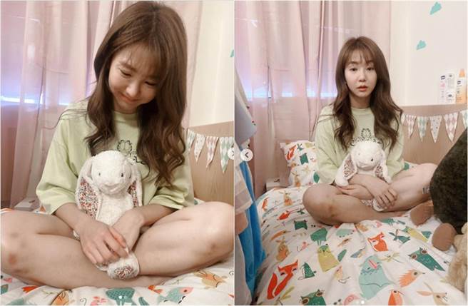 郭書瑤的「老公視角」私密床照，都出自禾浩辰之手。(取材自郭書瑤IG)