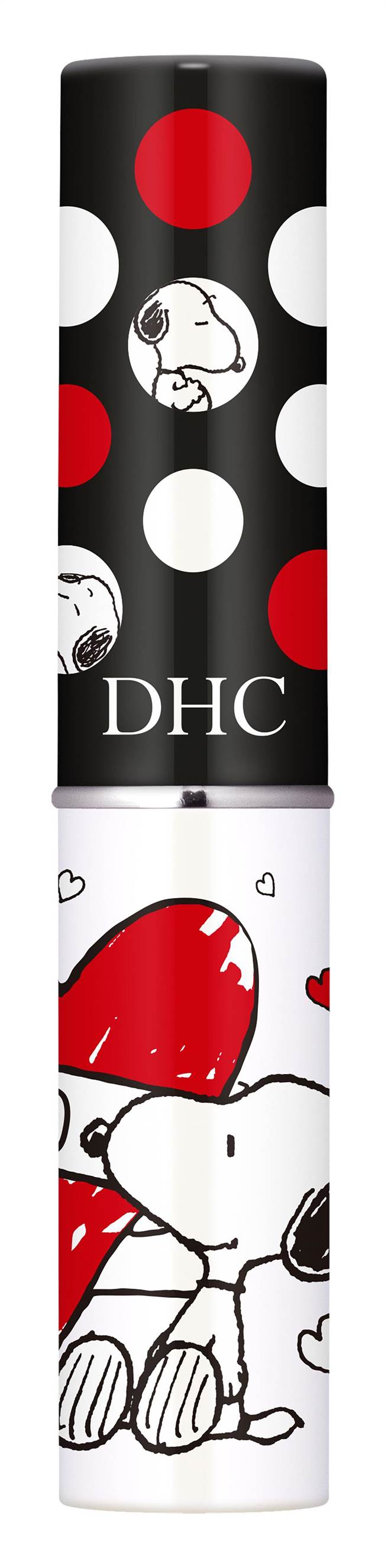 DHC纯榄护唇膏史努比限定版Heart乐芙款1.5g，350元。（DHC提供）
