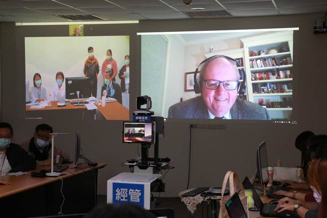 2020藉由视讯进行JCI评鑑。（童医院提供）