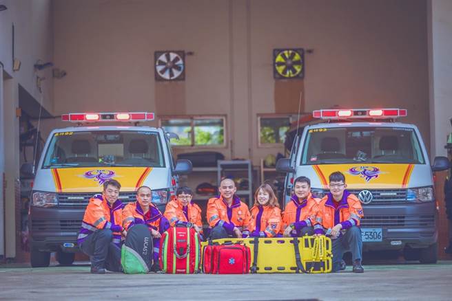 趙曾群表示救護不是為了自己，更是為了家人、朋友、同事。（姜霏翻攝）