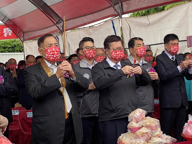 声宝集团看准商机，斥资4亿元兴建林口企业总部大楼，2日动土，桃园市长郑文灿受邀参与。(蔡依珍摄)