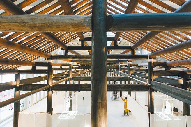 台中市定古蹟「台湾府儒考棚」年久失修，市府投入7千余万元修復，预计今年3月对外开放。（文化局提供／陈淑芬台中传真）