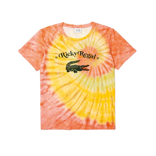 LACOSTE x RICKY REGAL系列螺旋扎染T-SHIRT，3480元。（LACOSTE提供）
