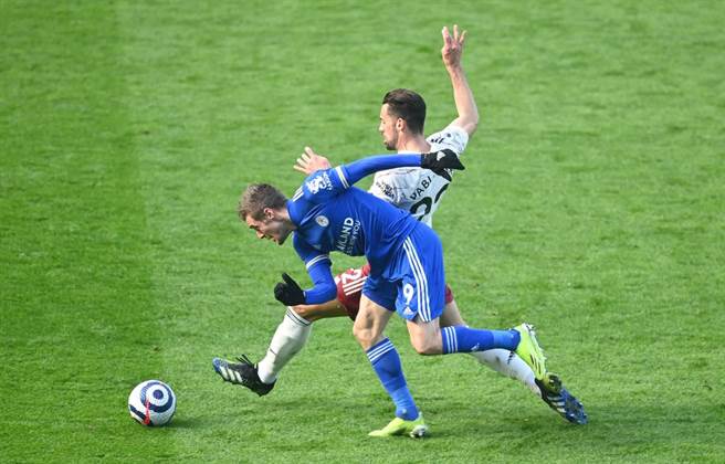 莱切斯特城王牌前锋Jamie VARDY 上场比赛结束后传出受伤消息（图片来源︰达志影像）