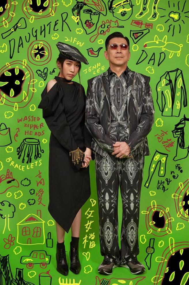 高捷和高爱诠释一对「最有态度的酷父女檔」。（图／取材自高捷脸书）