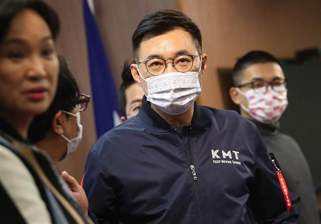 江啟臣說，並不急於與習近平會面。（范揚光攝）
