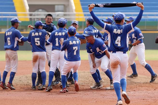 高雄三民高中以5比1击败台东体中，晋级木棒联赛4强。（学生棒联提供）
