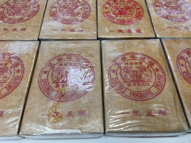 警方查获的海洛因数量巨大，初估市价高达2000多万元。（卢金足摄）★中时新闻网关心您：保护自己、远离毒品！