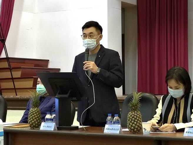 江启臣。（黄福其摄）