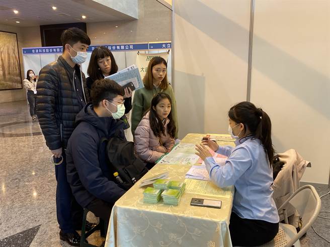 全台今年首场大学徵才博览会在侨光科大登场。（陈淑芬摄）