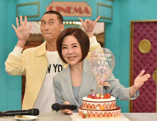 浩子与于美人开心同框。（卫视中文台提供）