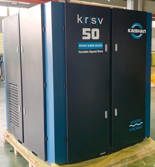 兴立翔机电代理永磁变频螺旋式真空泵。图／业者提供