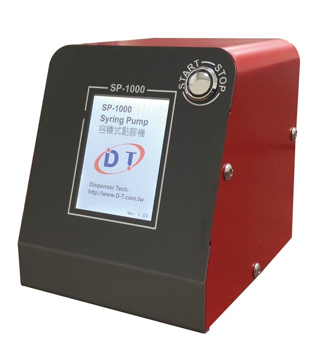 點膠科技開發的容積式精密出膠機。圖／業者提供