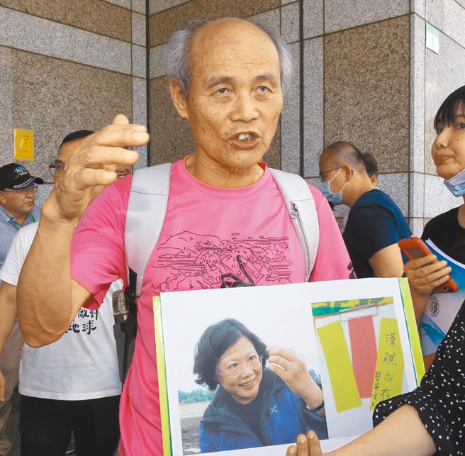 珍爱藻礁公投小组领衔人潘忠政。（本报资料照片）