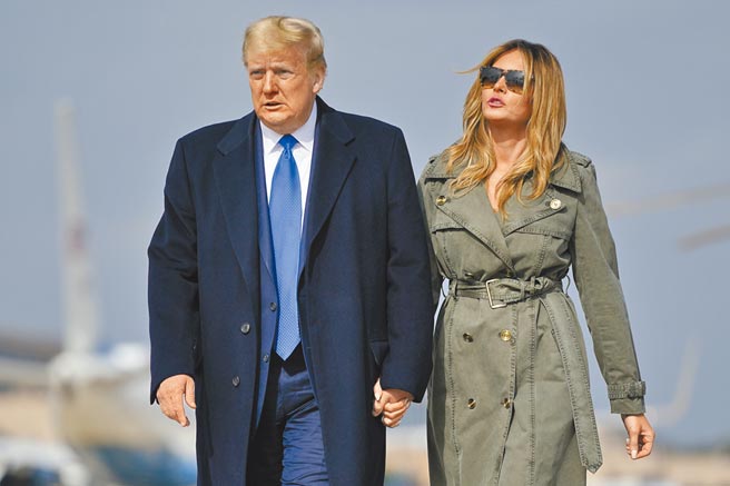 美前總統川普一名顧問表示，川普及其夫人梅蘭妮亞早於1月在白宮接種新冠疫苗。目前還不清楚他們接種的是哪款疫苗。（美聯社）