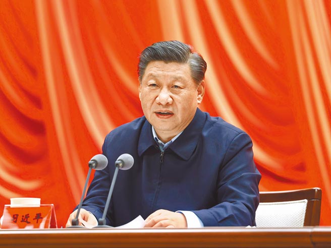 3月1日，大陆国家主席习近平在2021年春季学期中央党校（国家行政学院）中青年干部培训班开班式发表重要讲话。（新华社）