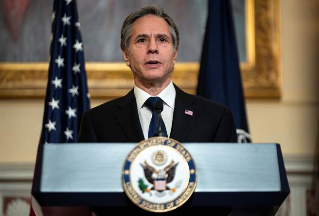 美國國務卿布林肯今天發表首場外交政策演說，將因應中國大陸挑戰列入8大優先工作。(圖/路透)