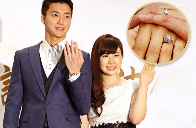 江宏傑昔為福原愛設計的桌球鑽戒被爆是贊助。（圖／中時資料照、合成照）