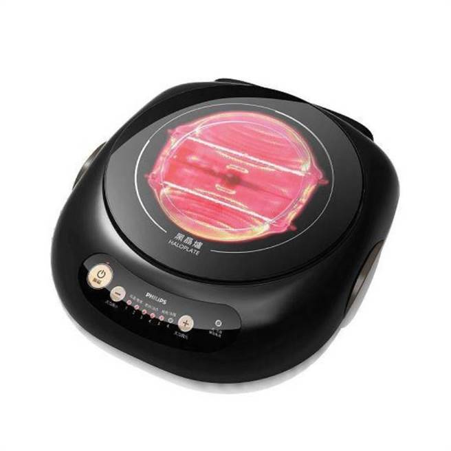 飞利浦HD4988黑晶炉，1950元。（家乐福提供）