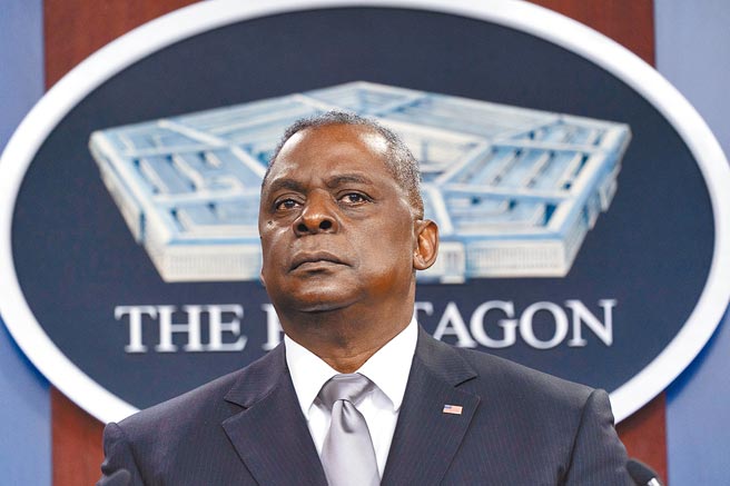 美国国防部长奥斯汀多次称中国崛起是美国当前战略竞争中「步步进逼的威胁」（pacing threat）。（美联社）