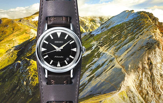 SEIKO復刻一款1959年以登山滑雪運動為訴求的Alpinist腕表，限量1959只，約3000歐元。（SEIKO提供）