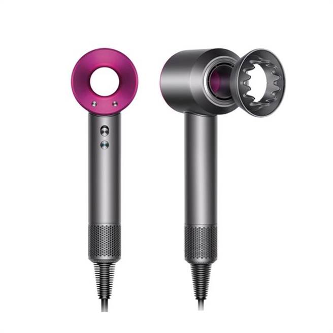 PChome 24h購物的Dyson 新一代 吹風機HD03，原價1萬6600元，8日前特價1萬4600元，登錄再送原廠收納座或圓梳。（PChome 24h購物提供）