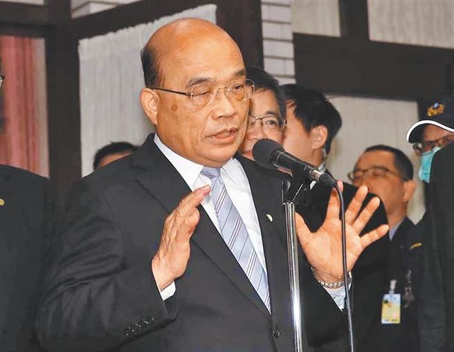行政院长苏贞昌今重申，政府不倒，劳保绝对不会倒，现在会搜集各方意见，政府也努力经营，在各方面也都有获益。（图／本报系资料照片）