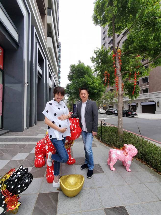 劉伊心懷二胎，老公在月子中心訂2大房。（蒔樂產後護理之家提供）