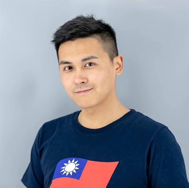 國民黨青年團副團長何元楷。(取自何元楷粉專／李侑珊台北傳真)