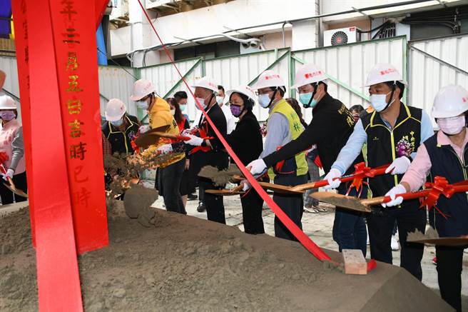 彰化市中央聯合里辦公室，5日動土。（吳敏菁攝）