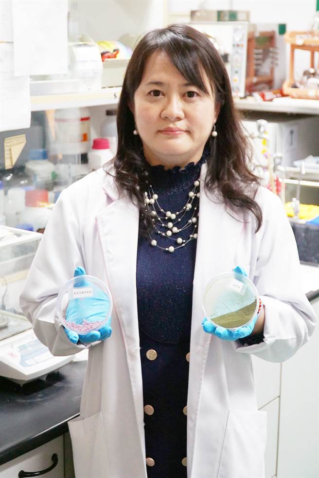 張淑微的海藻研究計畫獲科技部補助，開發食用海藻一系列的保健與美粧附加價值。（大葉大學提供／謝瓊雲彰化傳真）
