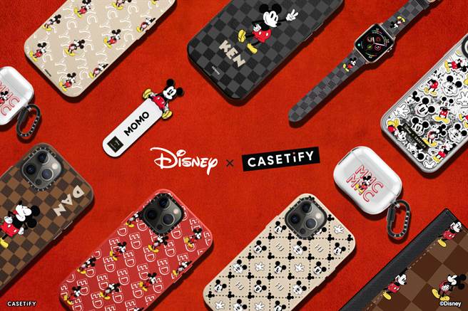 迪士尼与 CASETiFY 全新合作配件商品， 3 月 18 日于 CASETiFY 全球官方正式发售。（ CASETiFY 提供／黄慧雯台北传真）